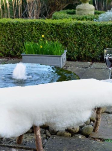 Ivory Shearling Sheepskin Rug