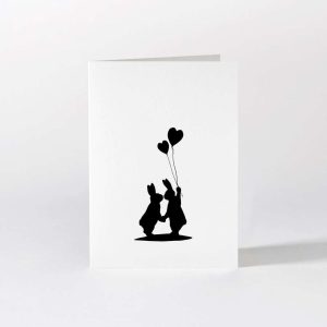 Lovestruck Rabbit Card