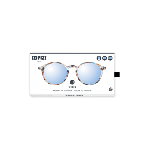 Izipizi Model D Screen Protection Glasses Blue Tortoise