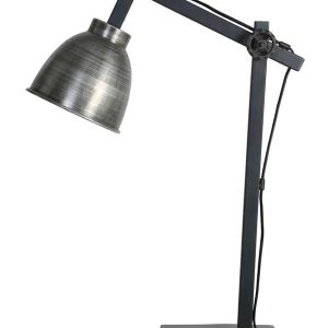 Antique Lead/Silver Desk Lamp