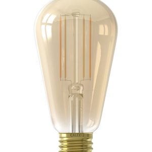 Calex Smart Rustic Filament LED Bulb Gold