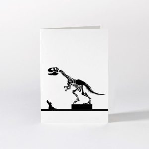 Dinosaur Rabbit Card