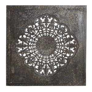 Selma Natural Wooden Carved Wall Panel