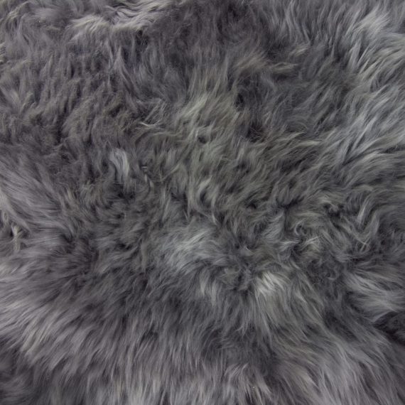Silky Quad Sheepskin Rug Grey