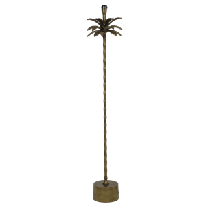 Antique Bronze Palm Floor Lamp