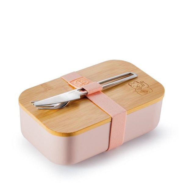 Maneki Neko Pink Lunchbox