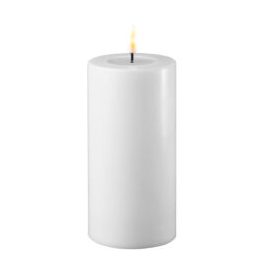 White 7.5x15cm Battery Operated LED  Candle