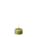 Olive Pack of 2 Tea Lights Battery Operated LED