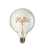 Hello LED Transparent Bulb
