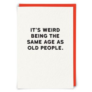 Greetings Card Old People
