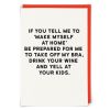 Greetings Card At Home