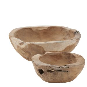 Large Natural Wooden Bowl