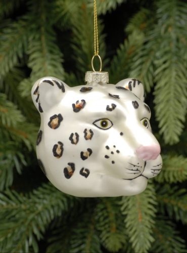 Leopard Head Christmas Decoration