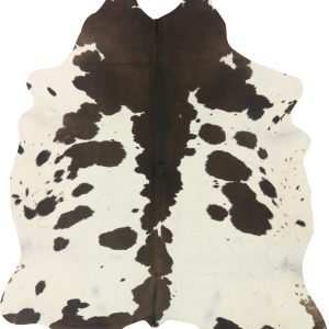Cow Hide Brown & White Large