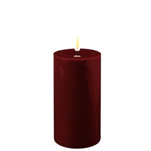 LED Candle Bourgogne Red