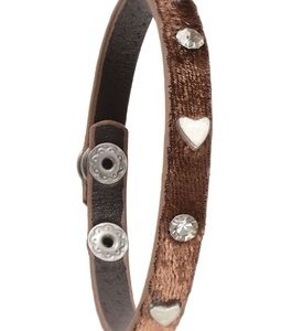 Vintage Mocha Velvet Bracelet