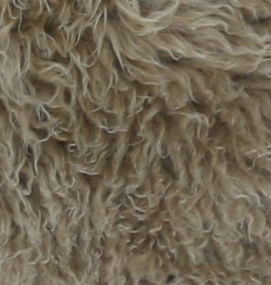 Curly Sheepskin Rug Fudge Brown Medium