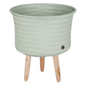 Greyish Green Up Mid Plant Basket Stand