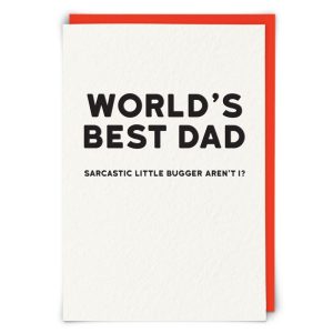 Greetings Card Best Dad