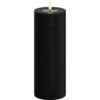 Black 7.5x20cm Battery Operated LED Candle