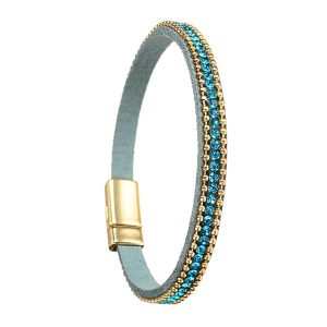 Turq & Gold Shimmering Bracelet