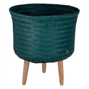 Blue Green Up Mid Plant Basket Stand