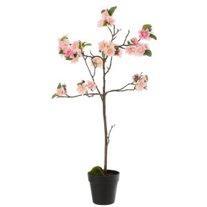 Faux Pink Blossom Tree Medium
