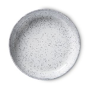 HKliving Gradient Ceramics Deep Plate Cream