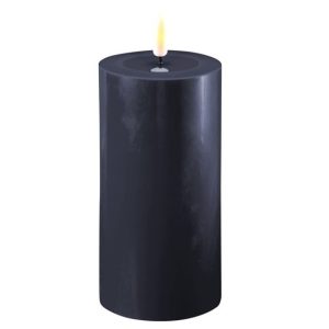 Battery Operated LED Candle 7.5cmx15cm Royal Blue
