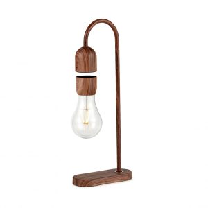 Evaro Lightbulb Lamp Walnut