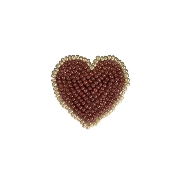 Vintage Style Heart Brooch