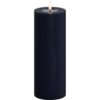 Battery Operated LED Candle 7.5x20cm Royal Blue