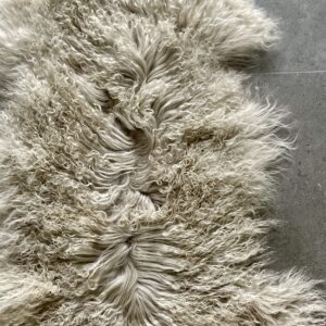 Tibetan Sheepskin Rug Oyster