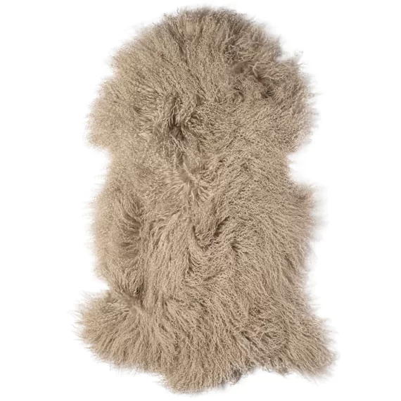 Oyster Tibetan Sheepskin Rug Collective Home Store