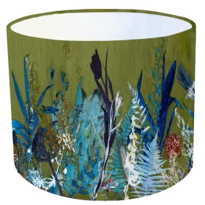 Forest | Dark Floral Print Lampshade