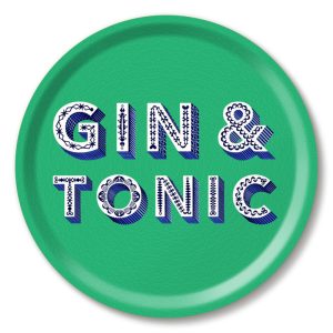 Asta Barrington Green Gin & Tonic Round Tray