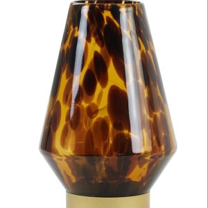 coloured glass table lamp