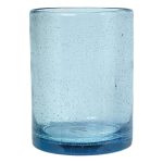 Large Blue Cozy Cora Glass Vase