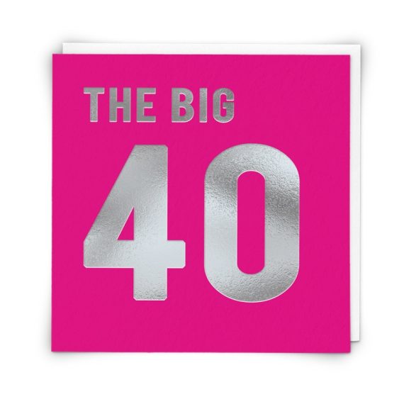 Greetings Card Big 40