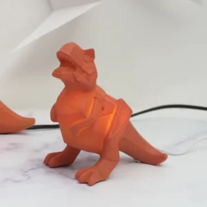 Orange T-Rex Mini Led Lamp