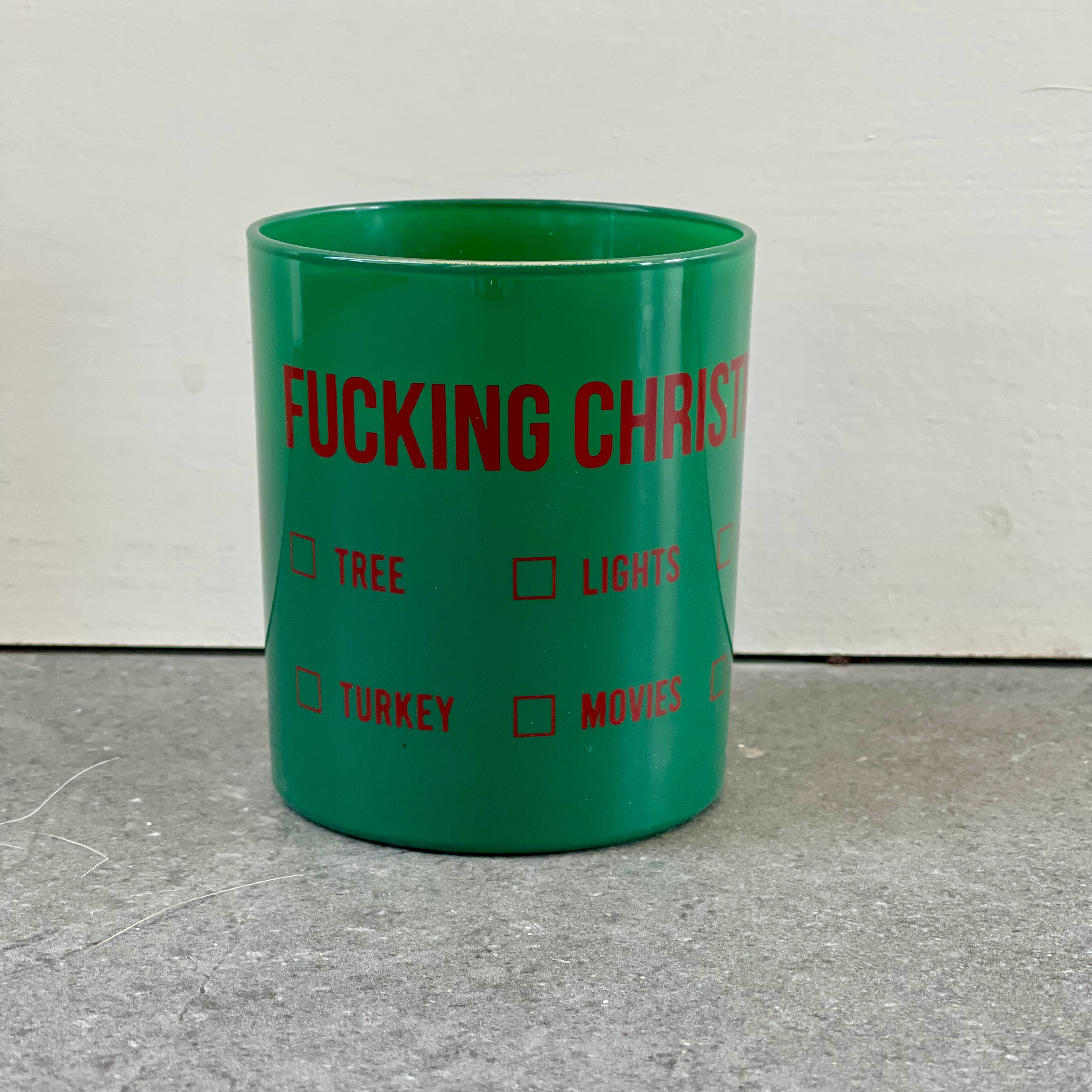 Rude Word 'F*****g Christmas Candle