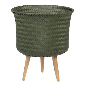 Hunting Green Up Mid Plant Basket Stand