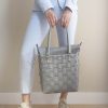 Brushed Grey Soho Handbag
