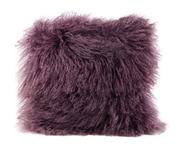 Tibetan Sheepskin Cushion Bloom