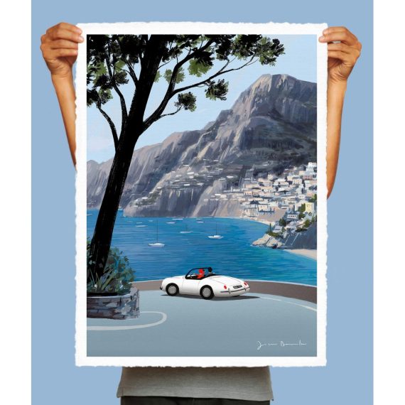 Framed Jason Brooks 0019 Italian Vibes Print