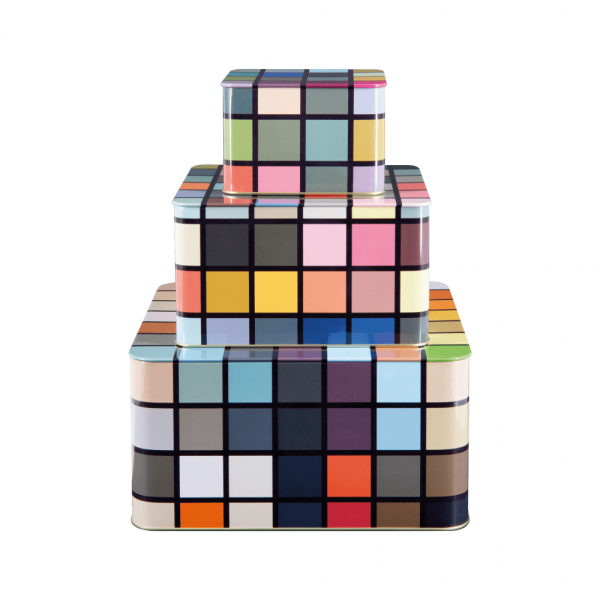 Set Of 3 Mosaiko Storage Tins