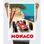 Framed Monsieur Z Grand Prix Print
