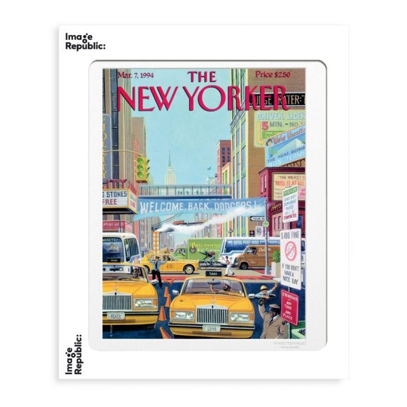 Framed The Newyorker 10 McCall Taxi Print