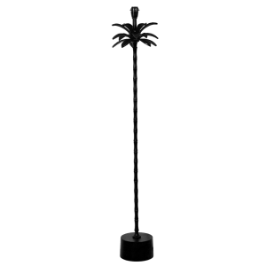 Armata Matt Black Palm Floor Lamp