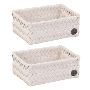 Champagne Small Fit Open Storage Basket